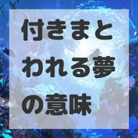 付きまとわれる夢のサムネイル画像