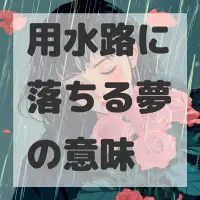 用水路に落ちる夢のサムネイル画像
