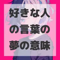 好きな人の言葉の夢のサムネイル画像