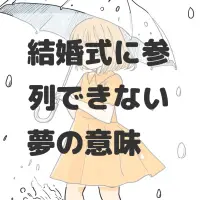 結婚式に参列できない夢のサムネイル画像