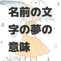 名前の文字の夢のサムネイル画像