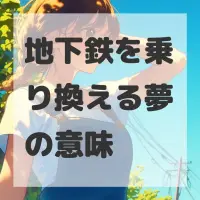地下鉄を乗り換える夢のサムネイル画像