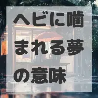 ヘビに噛まれる夢のサムネイル画像