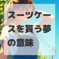 スーツケースを貰う夢のサムネイル画像