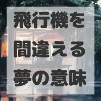 飛行機を間違える夢のサムネイル画像