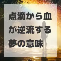 点滴から血が逆流する夢のサムネイル画像