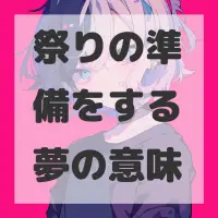 祭りの準備をする夢のサムネイル画像