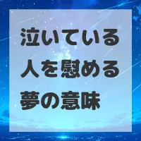 泣いている人を慰める夢のサムネイル画像