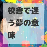 校舎で迷う夢のサムネイル画像