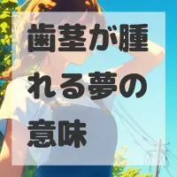 歯茎が腫れる夢のサムネイル画像