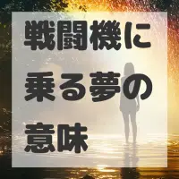 戦闘機に乗る夢のサムネイル画像