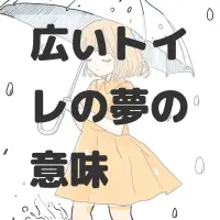 広いトイレの夢のサムネイル画像