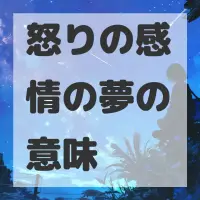 怒りの感情の夢のサムネイル画像