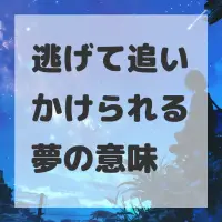 逃げて追いかけられる夢のサムネイル画像