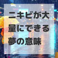 ニキビが大量にできる夢のサムネイル画像
