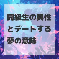 同級生の異性とデートする夢のサムネイル画像