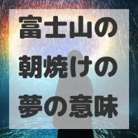 富士山の朝焼けの夢のサムネイル画像