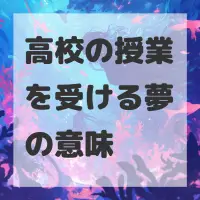 高校の授業を受ける夢のサムネイル画像