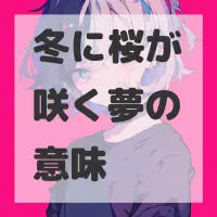 冬に桜が咲く夢のサムネイル画像