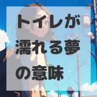 トイレが濡れる夢のサムネイル画像