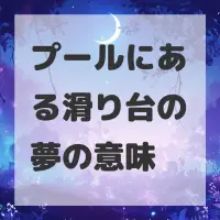 プールにある滑り台の夢のサムネイル画像