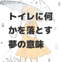 トイレに何かを落とす夢のサムネイル画像