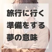 旅行に行く準備をする夢のサムネイル画像