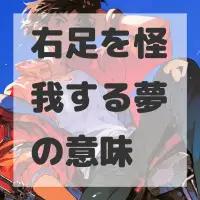 右足を怪我する夢のサムネイル画像