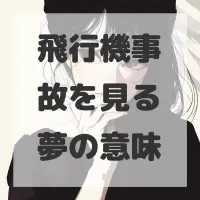 飛行機事故を見る夢のサムネイル画像