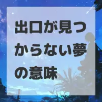 出口が見つからない夢のサムネイル画像