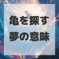 亀を探す夢のサムネイル画像