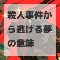 殺人事件から逃げる夢のサムネイル画像