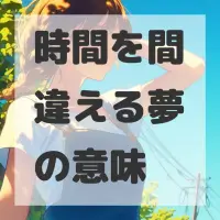 時間を間違える夢のサムネイル画像