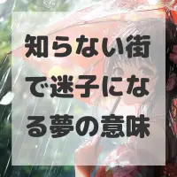 知らない街で迷子になる夢のサムネイル画像