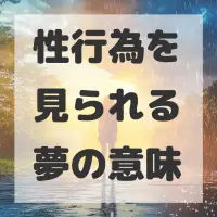 性行為を見られる夢のサムネイル画像