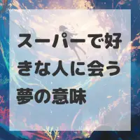 スーパーで好きな人に会う夢のサムネイル画像