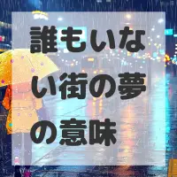 誰もいない街の夢のサムネイル画像