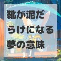 靴が泥だらけになる夢のサムネイル画像