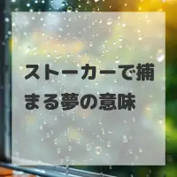 ストーカーで捕まる夢のサムネイル画像
