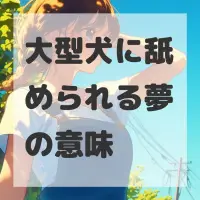 大型犬に舐められる夢のサムネイル画像