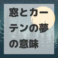 窓とカーテンの夢のサムネイル画像