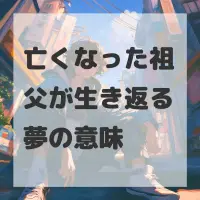 亡くなった祖父が生き返る夢のサムネイル画像