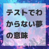 テストでわからない夢のサムネイル画像