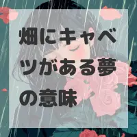 畑にキャベツがある夢のサムネイル画像