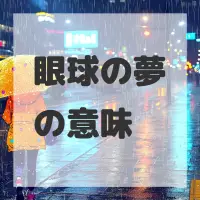 眼球の夢のサムネイル画像