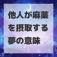他人が麻薬を摂取する夢のサムネイル画像