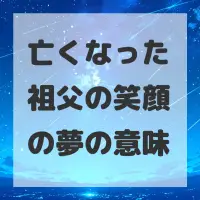 亡くなった祖父の笑顔の夢のサムネイル画像