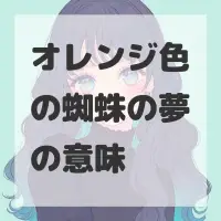 オレンジ色の蜘蛛の夢のサムネイル画像