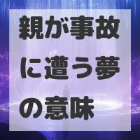 親が事故に遭う夢のサムネイル画像