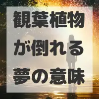 観葉植物が倒れる夢のサムネイル画像
